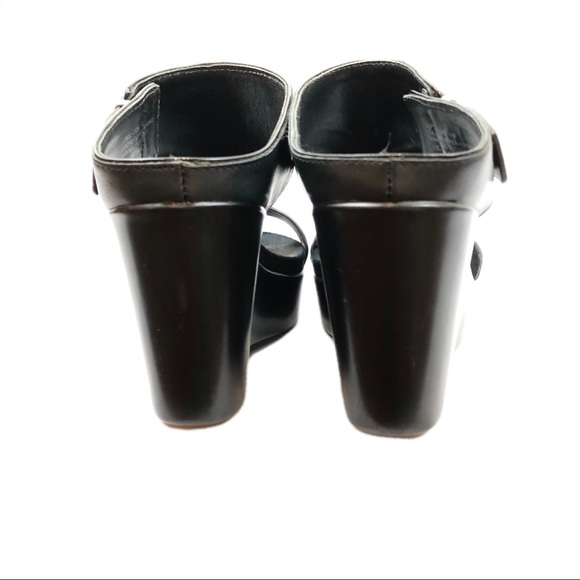 Donald J. Pliner T-Strap Wedge Heels - Picture 3 of 7